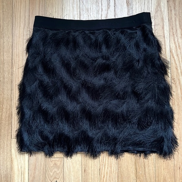 Max Studio Fringe skirt women’s large - Picture 2 of 5
